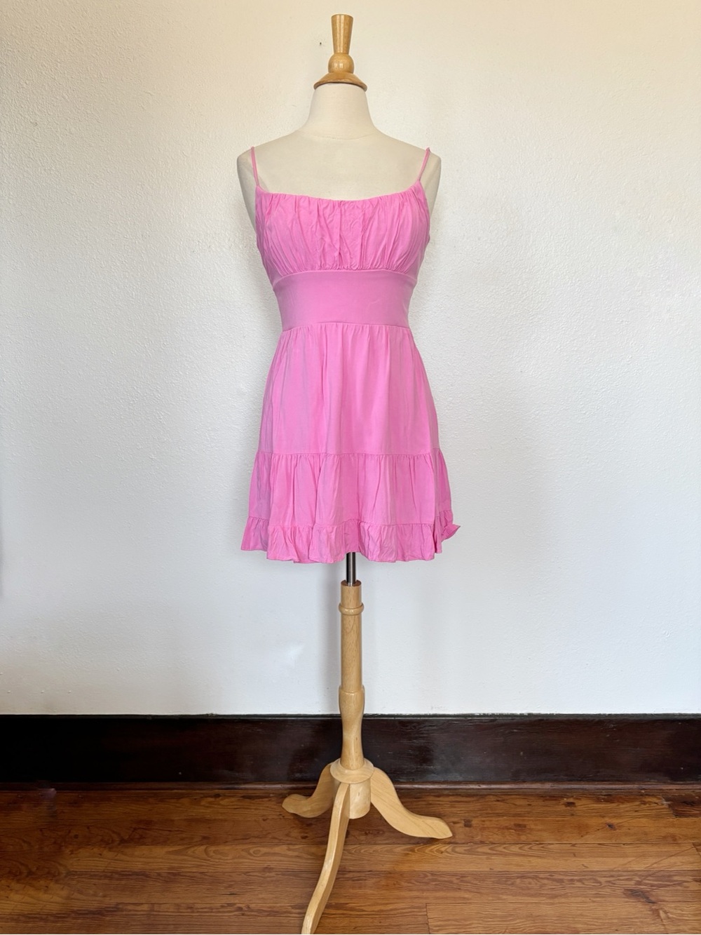 B Darlin Pink Spaghetti-Strap Mini Dress